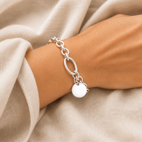 Sterling Silver 925 Engravable Bracelet
