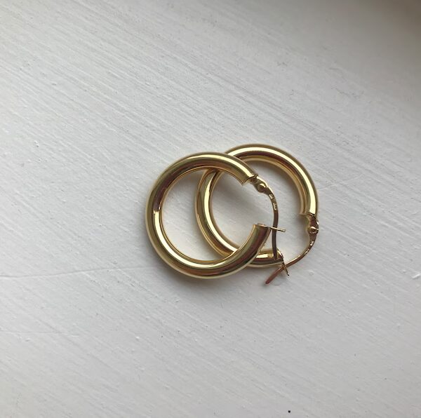 10k Gold Hoop Earrings