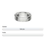 Custom 6mm Silver Band